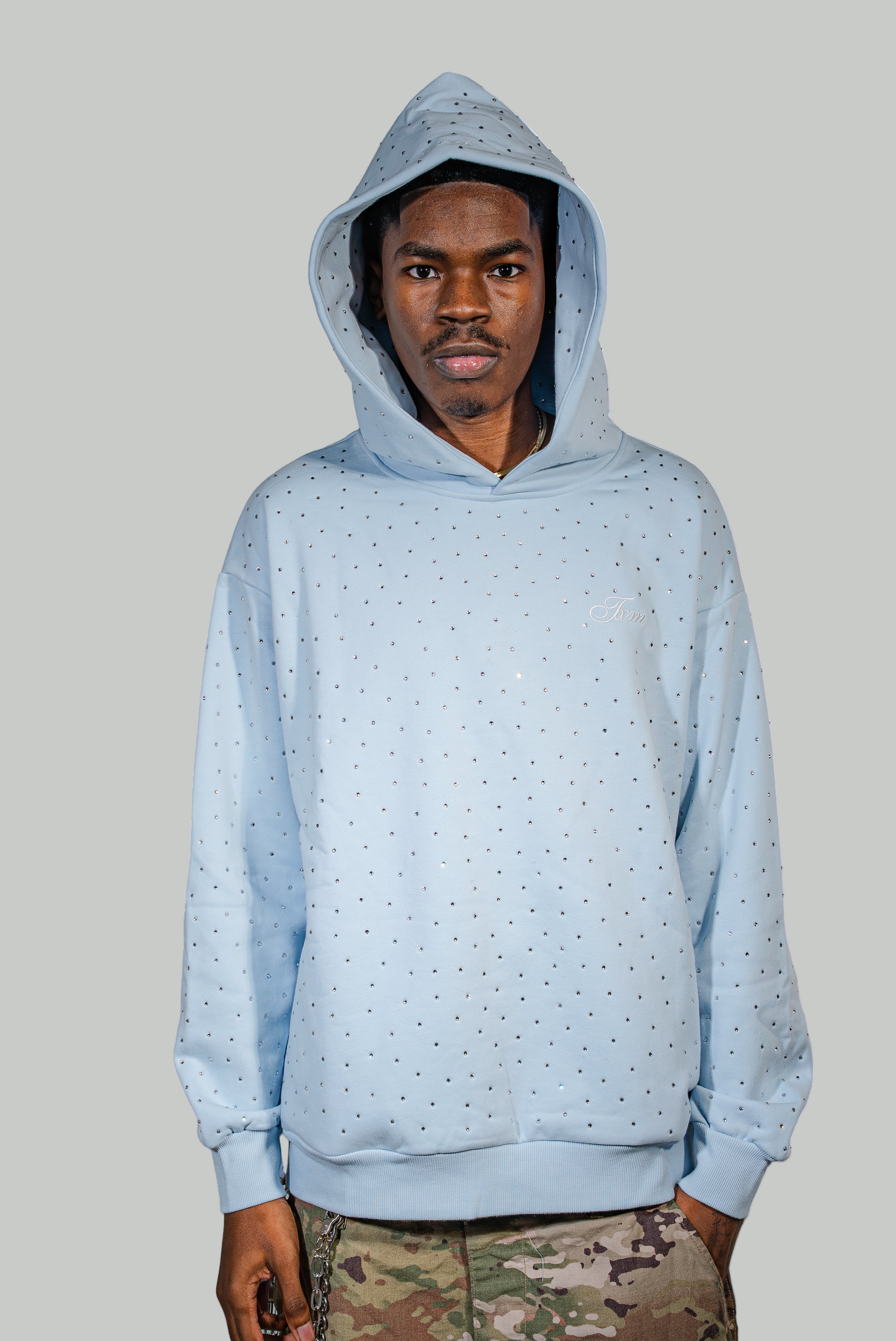 Rhinestone Hoodie (FROST)