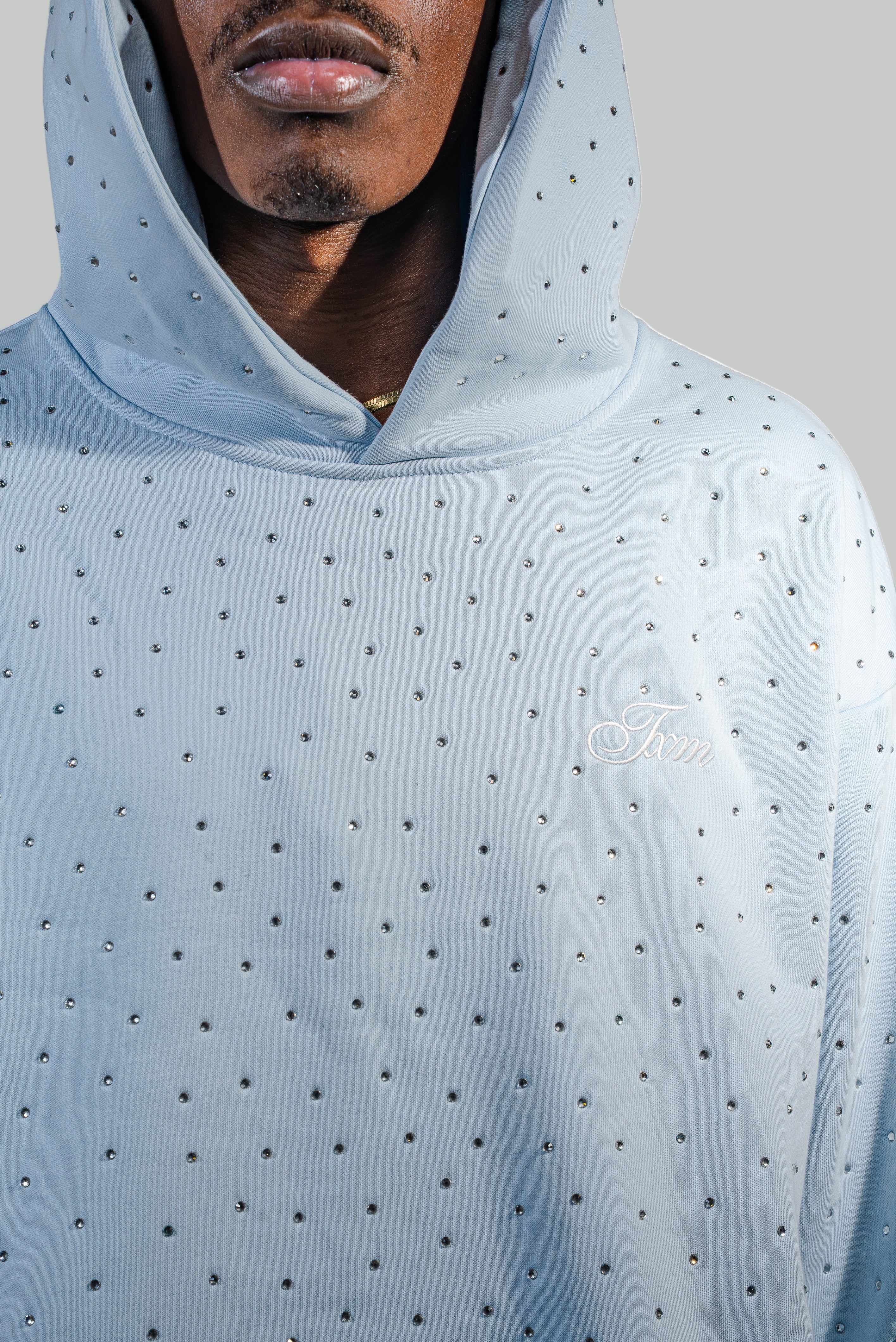 Rhinestone Hoodie (FROST)