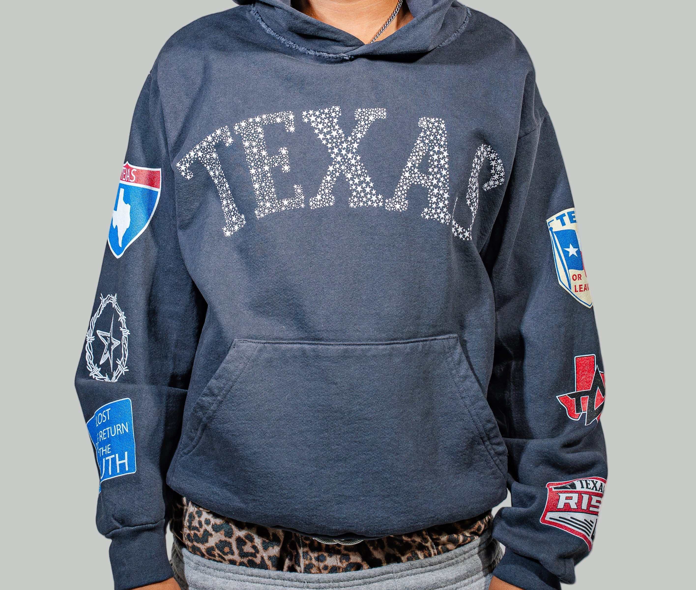 Return To Texas Hoodie (Off Black)