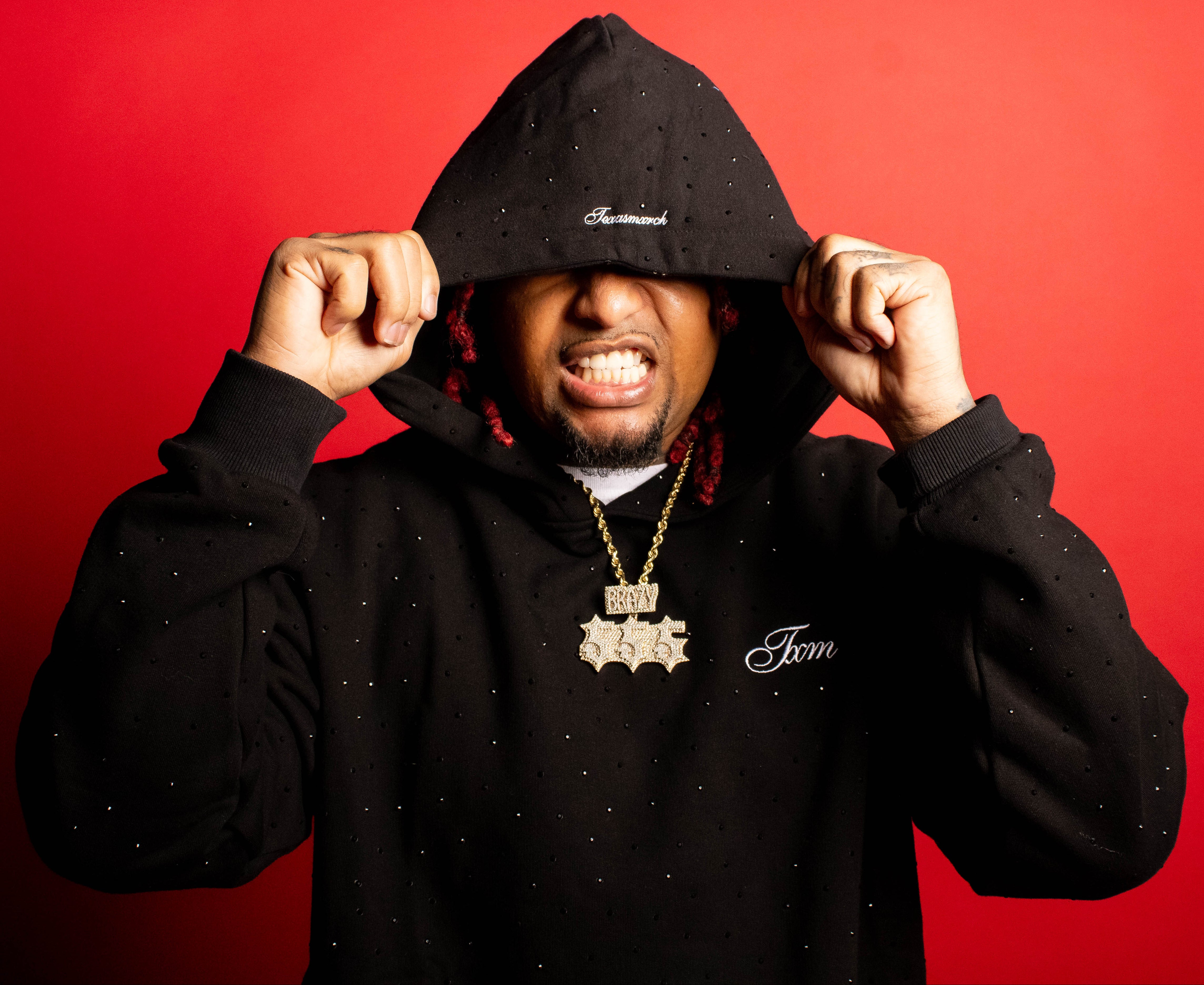 Rhinestone Hoodie (Black)